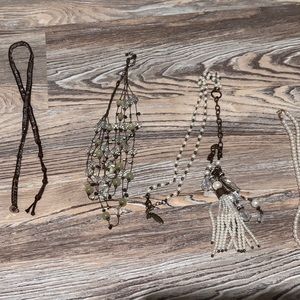 Elegant Multi-Strand Beaded Necklace